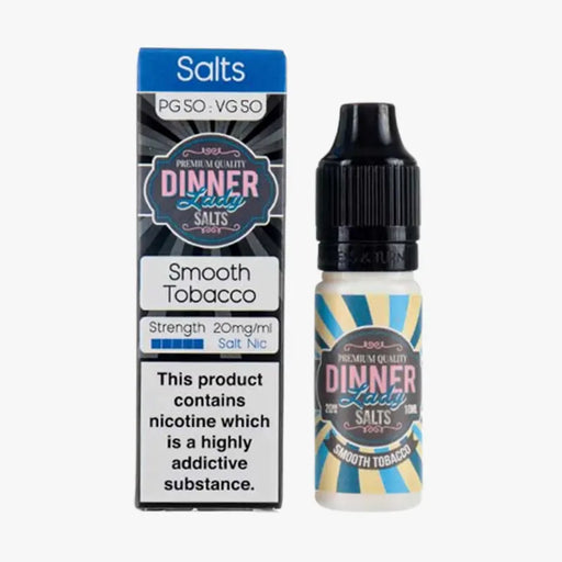 Smooth Tobacco Nic Salt E-Liquid by Dinner Lady