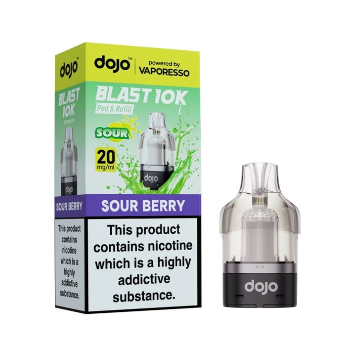 Sour Berry Vaporesso Dojo Blast 10K refill