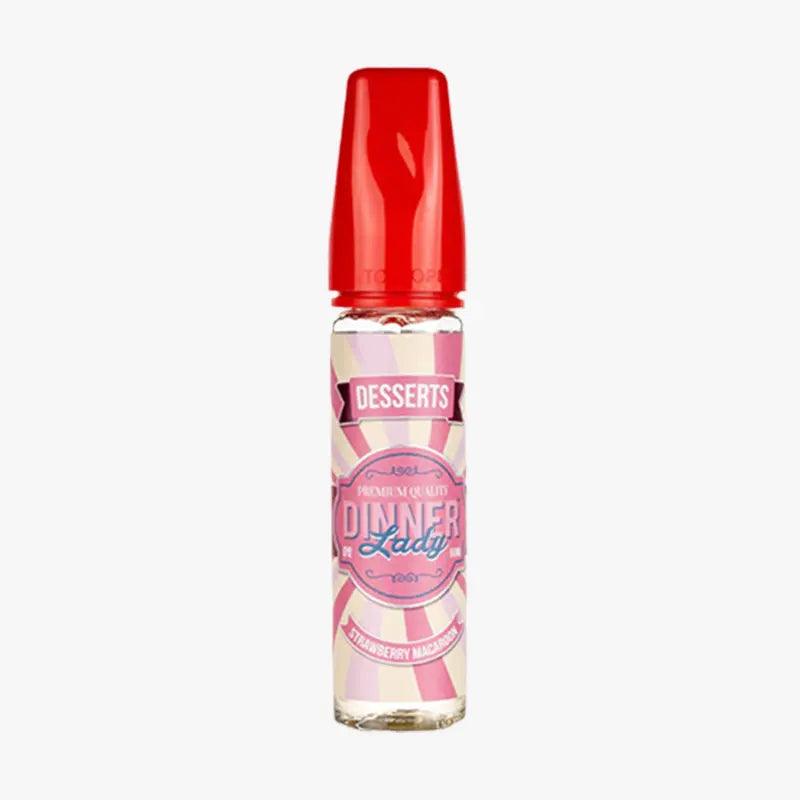 Strawberry Macaroon 50ml Shortfill E-Liquid by Dinner Lady - Vapours Deal Ltd
