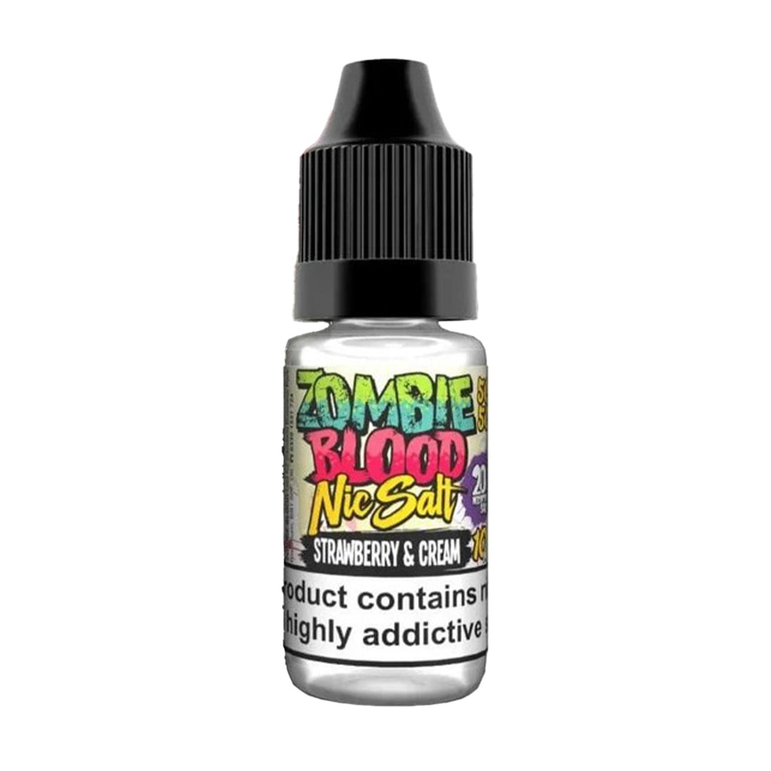 Zombie Blood Strawberry & Cream Nic Salt Vape Juice