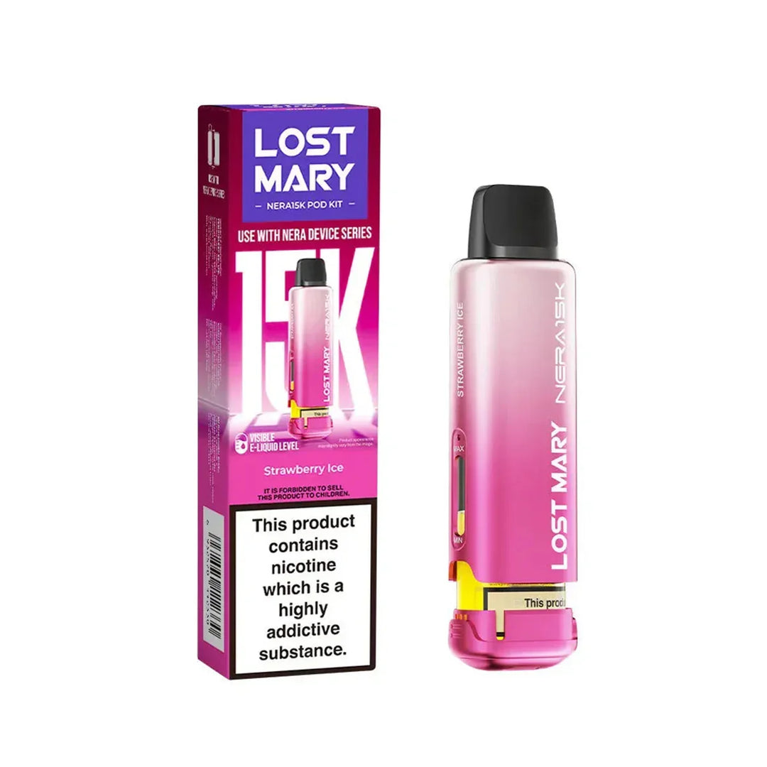 Strawberry Ice Lost Mary Nera Fullview refill pods