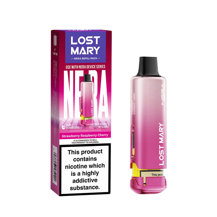 Strawberry Raspberry Cherry Lost Mary Nera 15K Pods