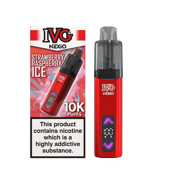 Strawberry Raspberry Ice IVG Nexio Prefilled Pod Kit