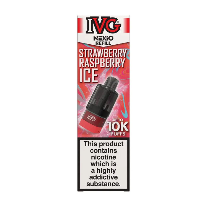 Strawberry Raspberry Ice IVG Nexio Refill Pods