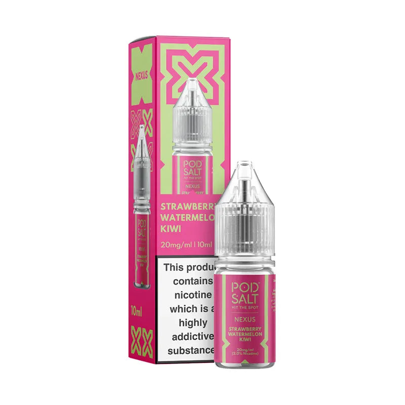 Strawberry Watermelon Kiwi 10ml Nic Salt By Pod Salt Nexus