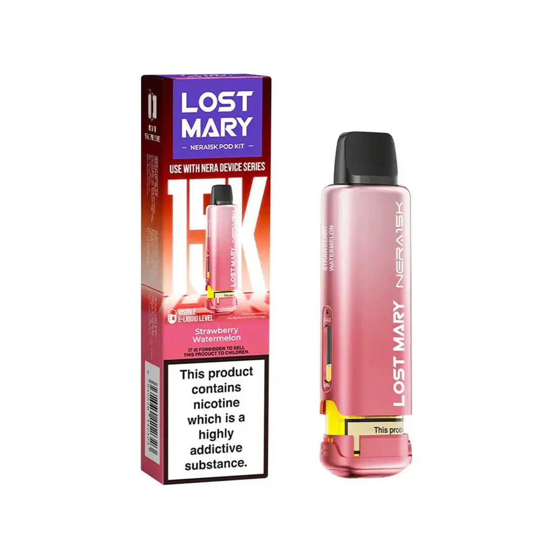 Strawberry Watermelon Lost Mary Nera Fullview refill pods
