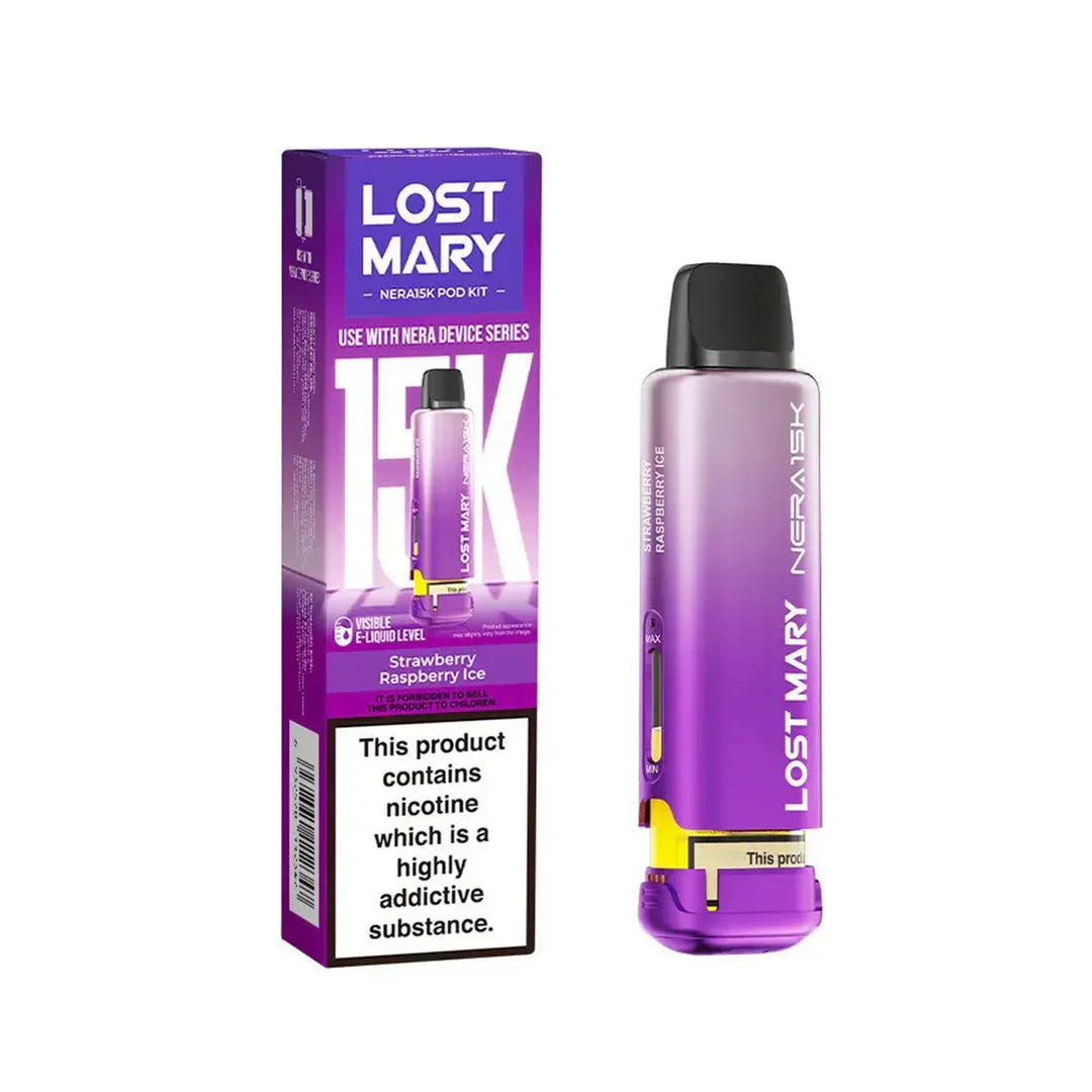 Strawberry raspberry ice Lost Mary Nera Fullview refill pods