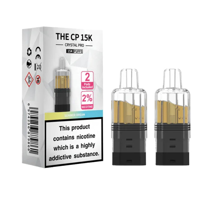 Summer Dream Crystal Pro CP 15K Prefilled Pod + Refill Container