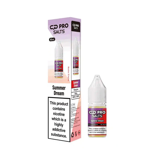 10ml Summer Dream Nic Salt E-Liquid By Crystal Pro CP