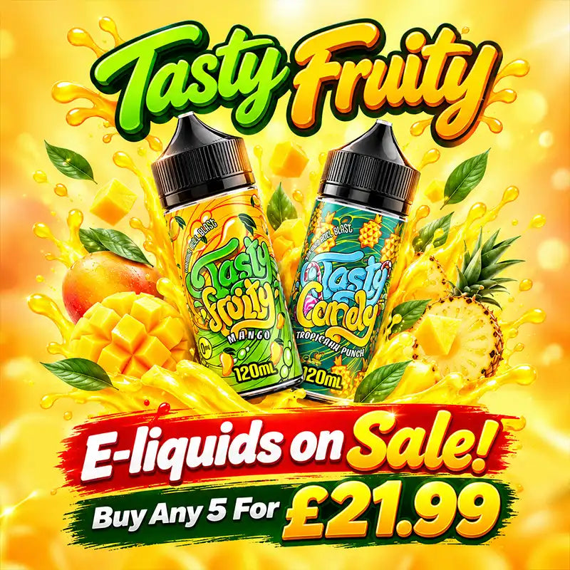 Tasty Fruity 100ML Shortfill Banner Mobile
