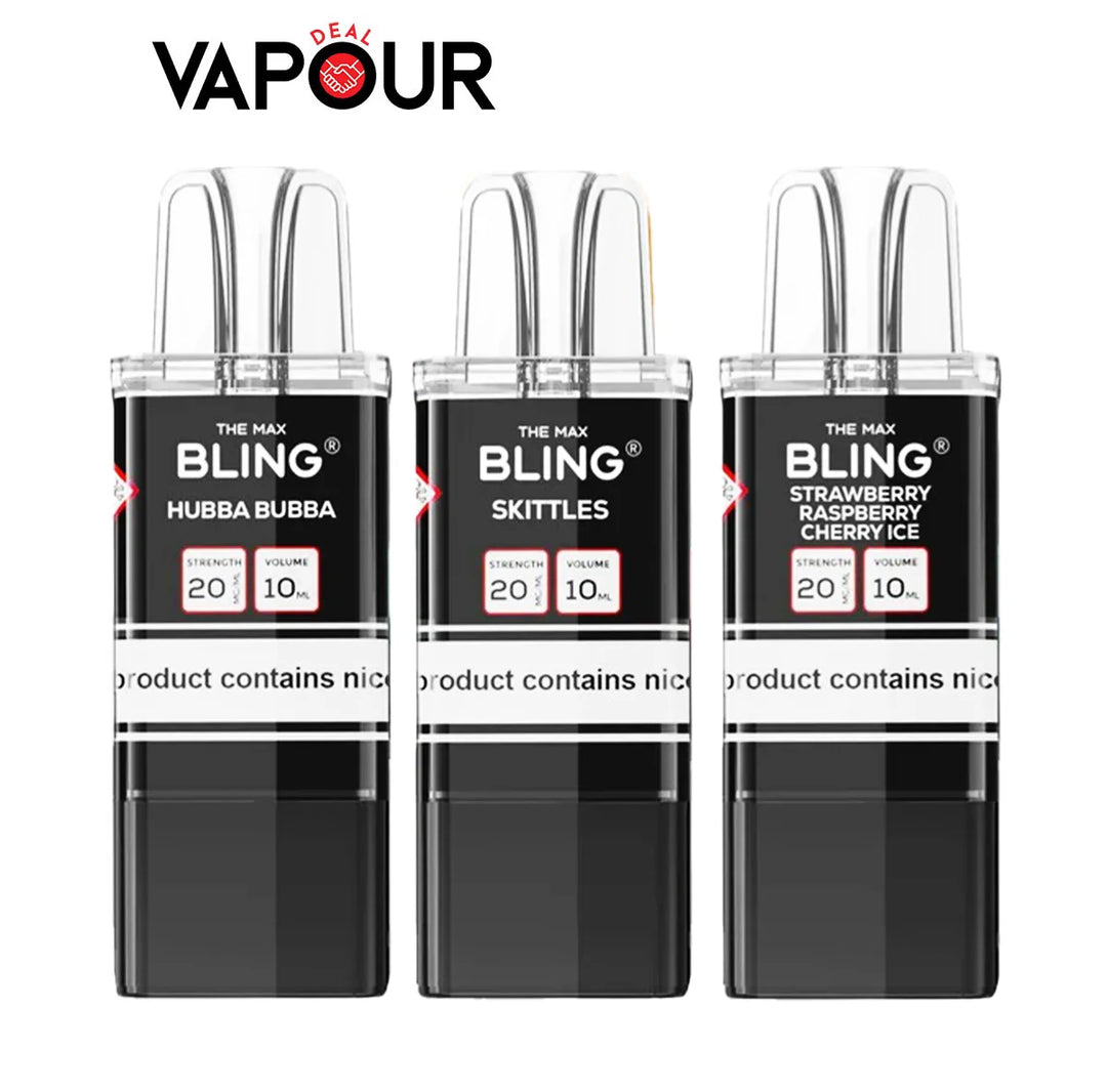 The Bling Pro Max 10K Prefilled Pod + Refill Container - Vapour Deal LTD