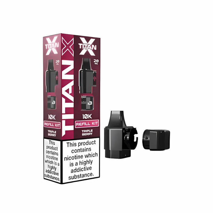 Titan X Prefilled Pod and Refill Containers