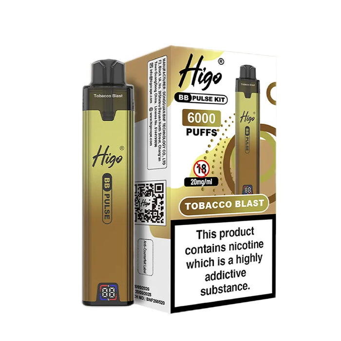 Tobacco Blast Higo BB 6000 Prefilled Pod Kit