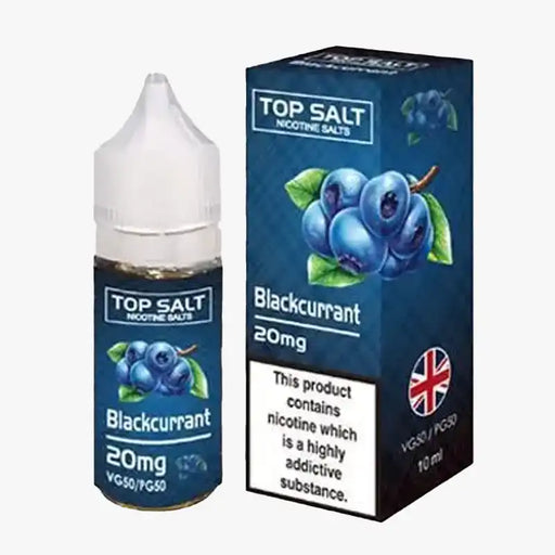 Top Salt 10ml Premium Nic Salt E Liquid Blackcurrant