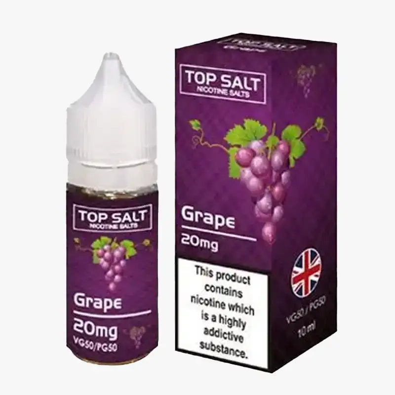 Top Salt 10ml Premium Nic Salt E Liquid Grape