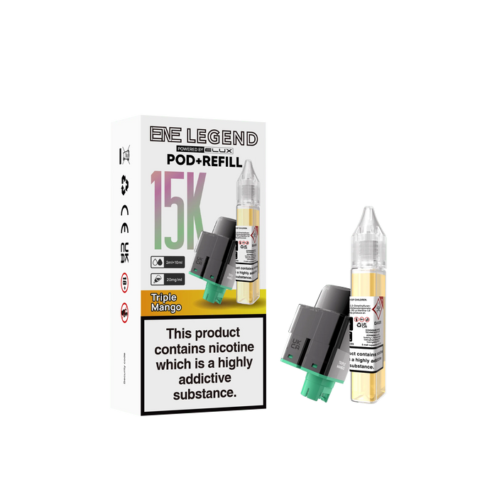 Elux ENE Legend 15K Prefilled Pod + Refill Container