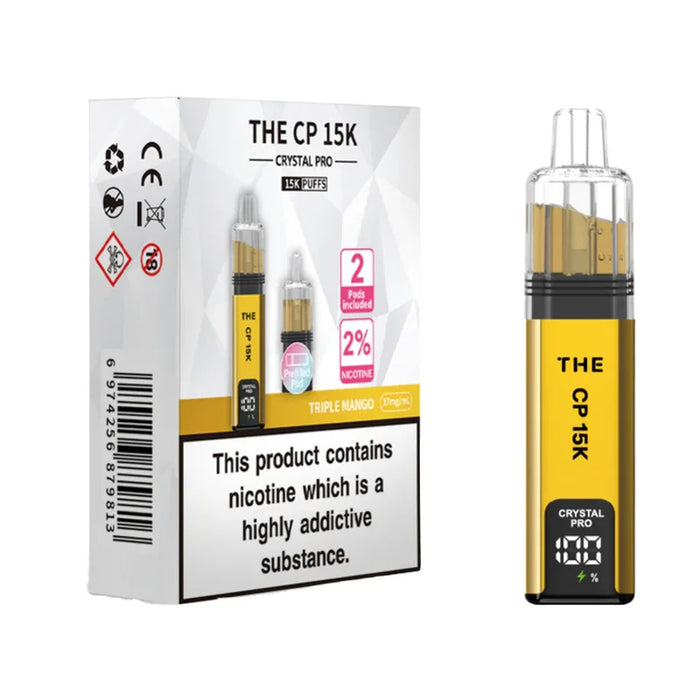 Triple Mango Crystal Pro CP 15K Prefilled Pod Kit - Vapour Deal 