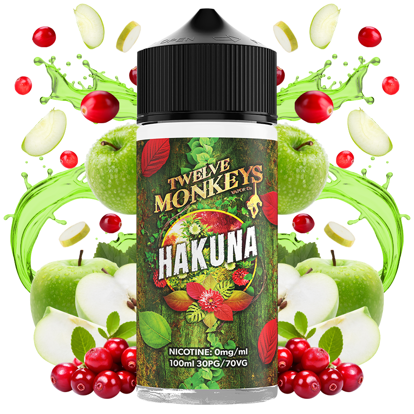 Twelve Monkeys Hakuna 100ml E-Liquid Shortfill