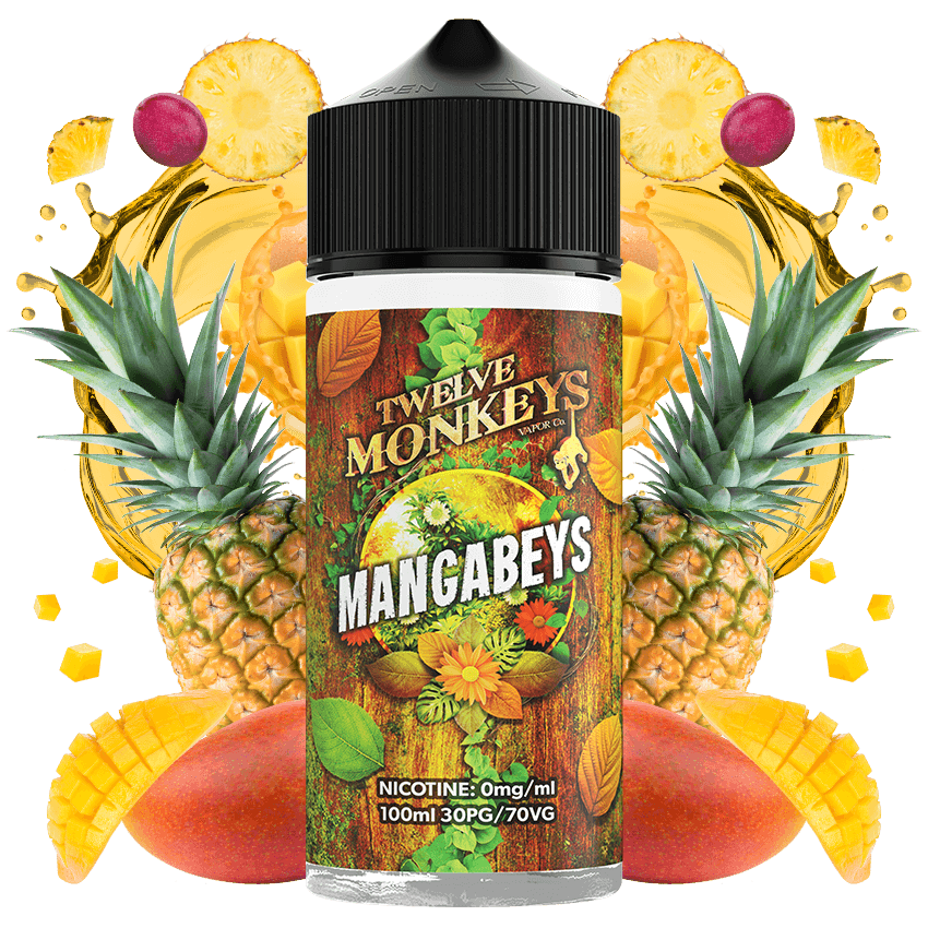 Twelve Monkeys Mangabeys 100ml E-Liquid Shortfill - Vapours Deal Ltd