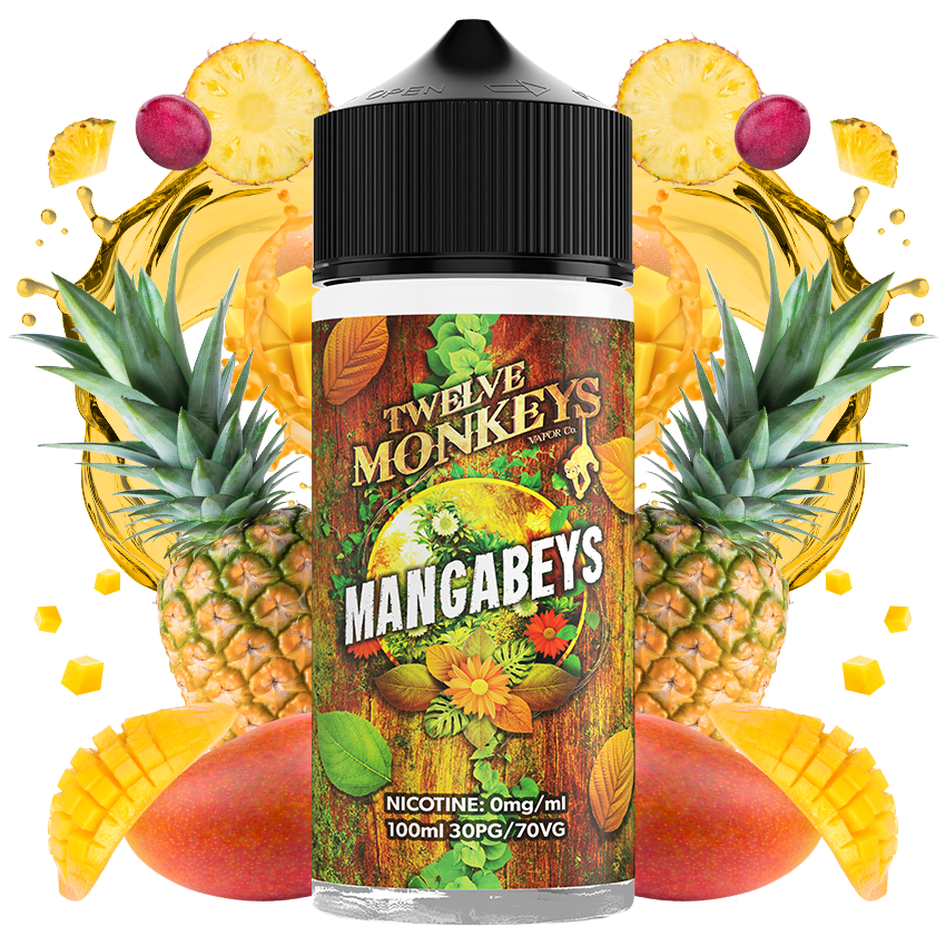 Twelve Monkeys Mangabeys 100ml E-Liquid Shortfill
