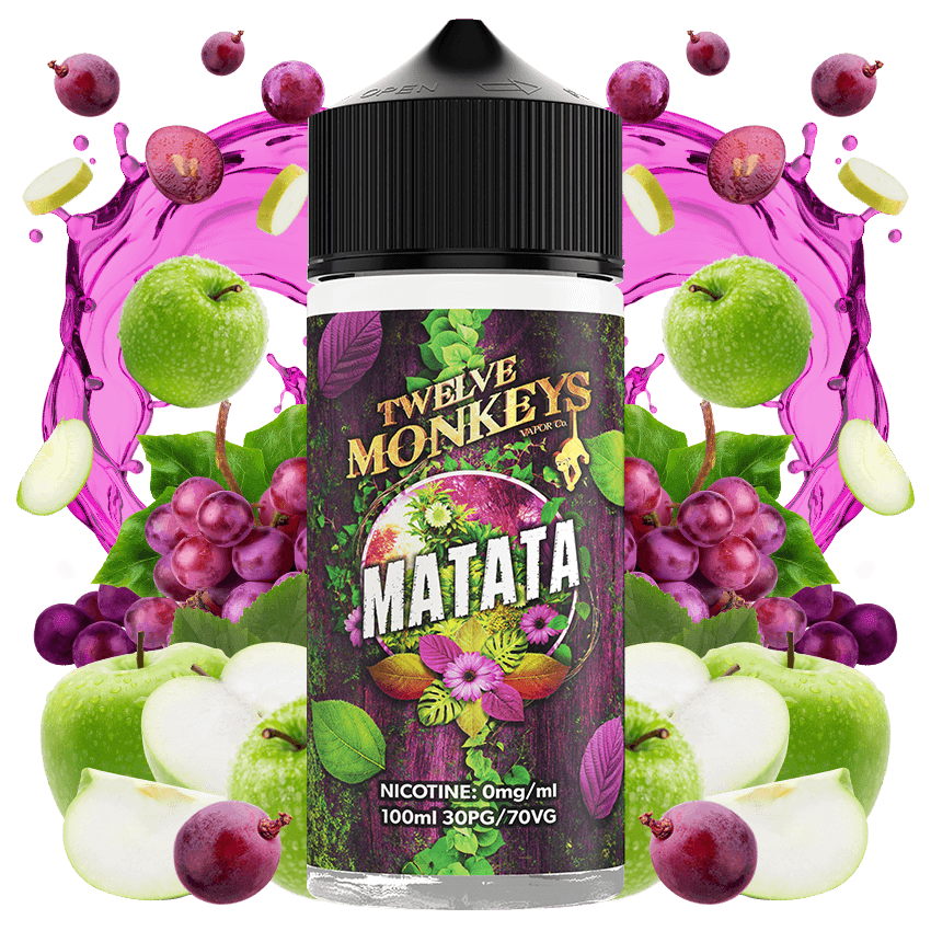 Twelve Monkeys Matata 100ml E-Liquid Shortfill - Vapours Deal Ltd