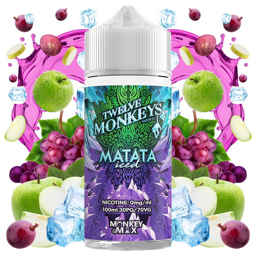 Twelve Monkeys Ice Age Matata Iced 100ml E-Liquid Shortfill