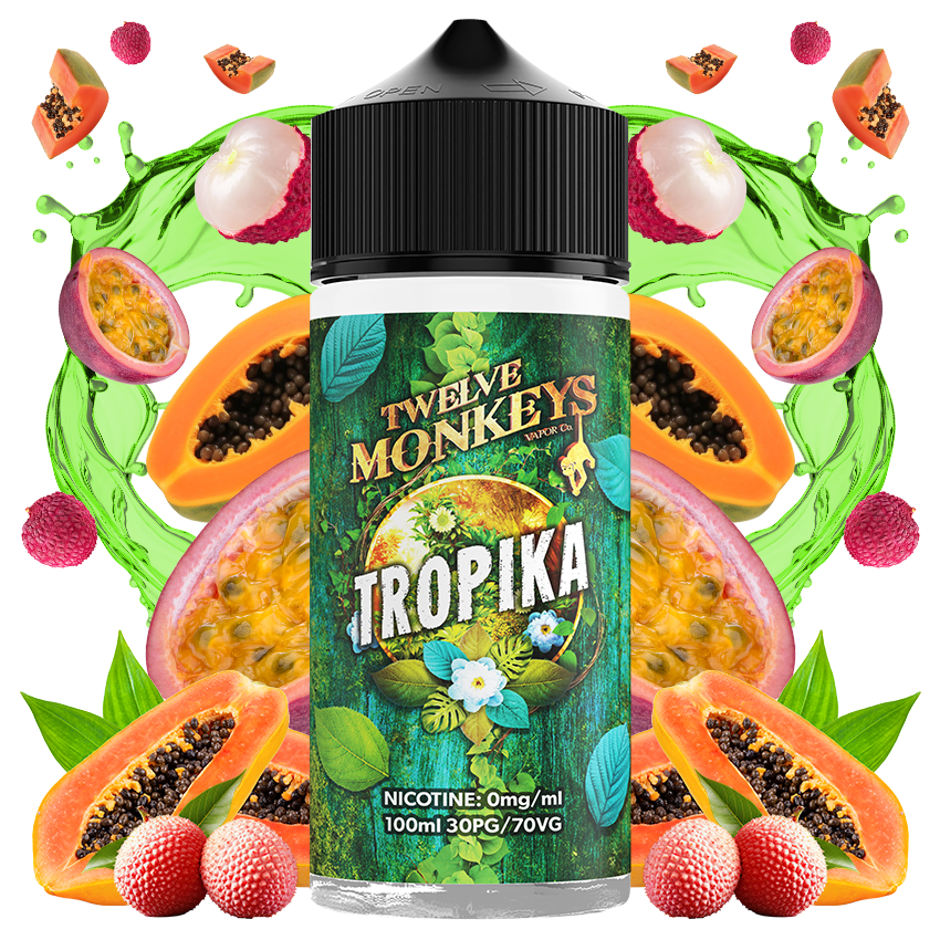 Twelve Monkeys Tropika 100ml E-Liquid Shortfill