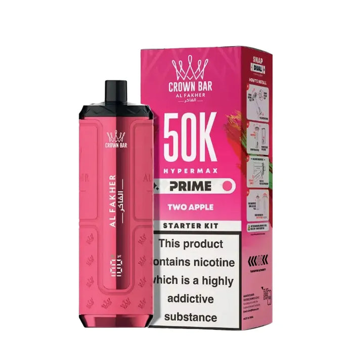 Two Apple Al Fakher 50K Hypermax Prime Pod Kit