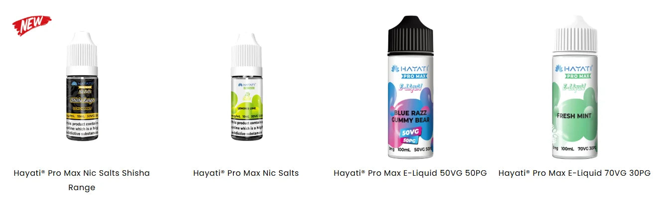 Types of Hayati Liquid