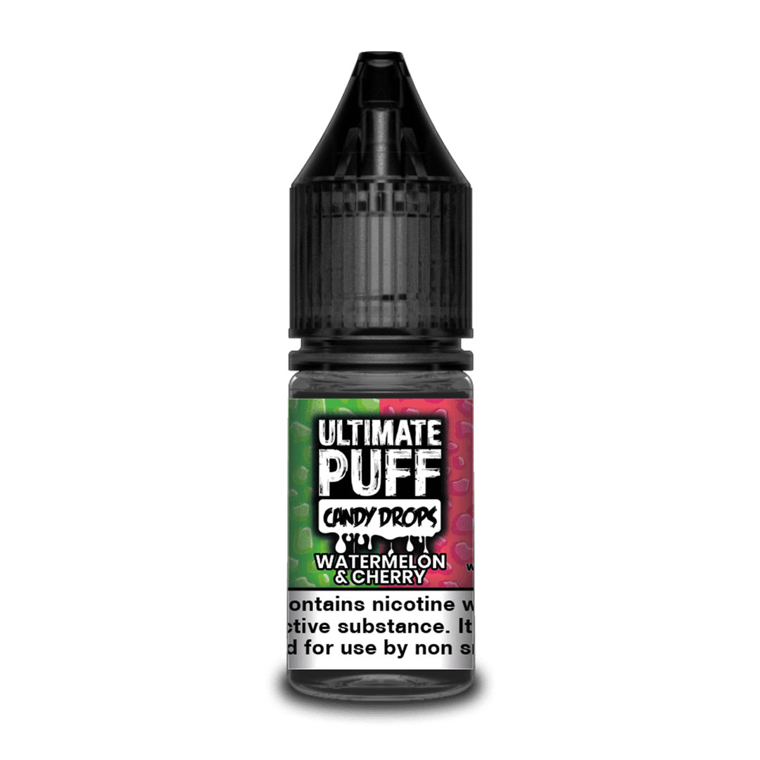 Ultimate Puff Candy Drops Watermelon and Cherry 10ml Vape Juice
