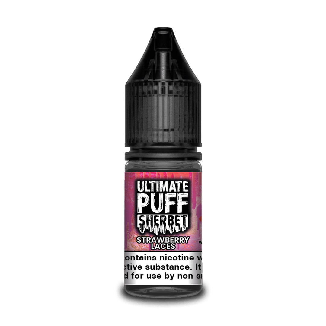 Ultimate Puff Sherbet Strawberry Laces 10ml Vape Juice