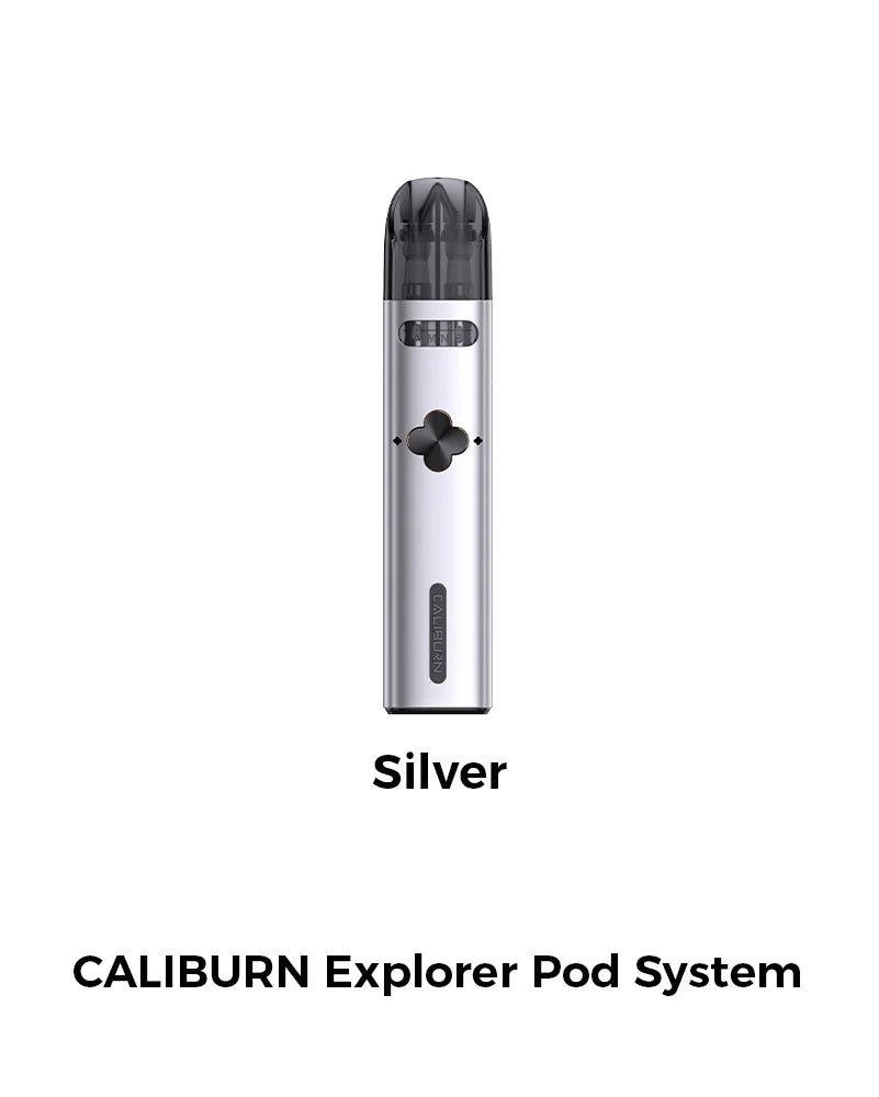 Uwell Caliburn Explorer Pod Kit Silver