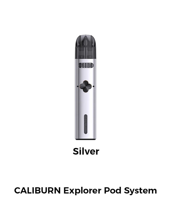 Uwell Caliburn Explorer Pod Kit Silver