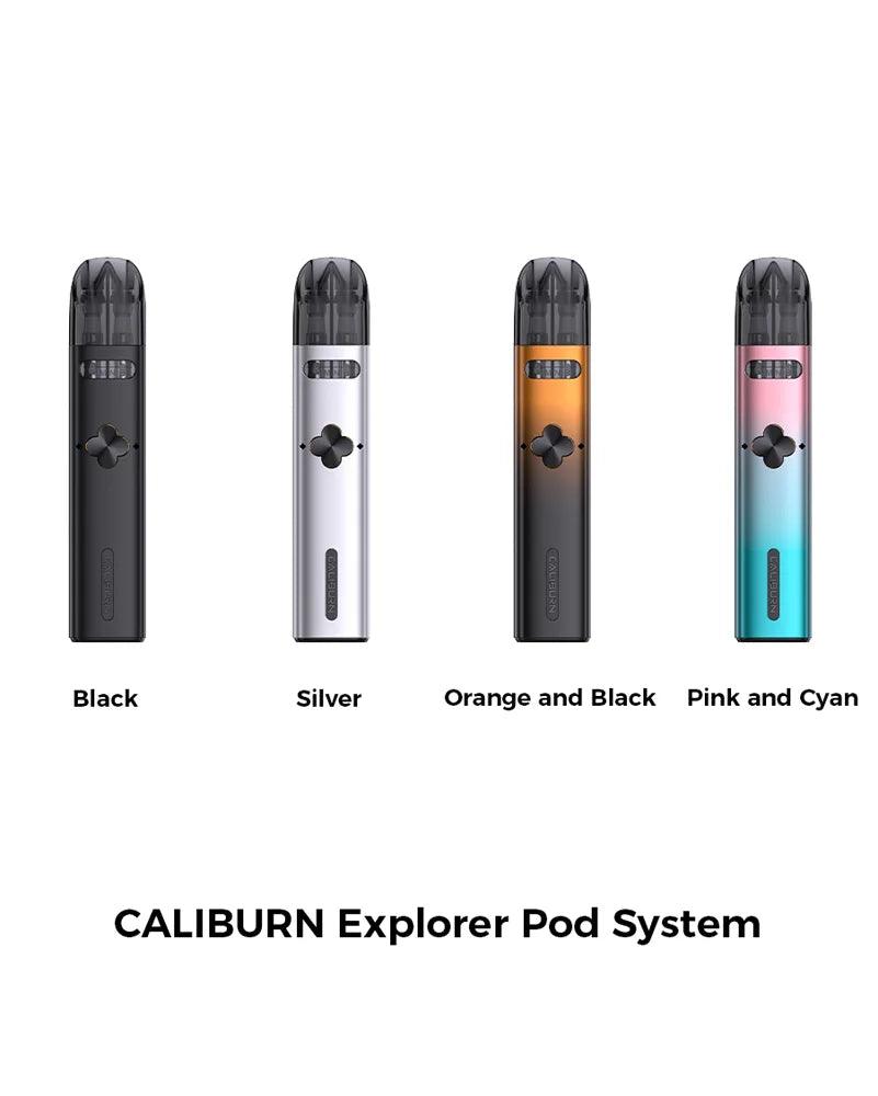 Uwell Caliburn Explorer 36W Pod Vape Kit 2ml - Vapourdeal - Vapours Deal Ltd