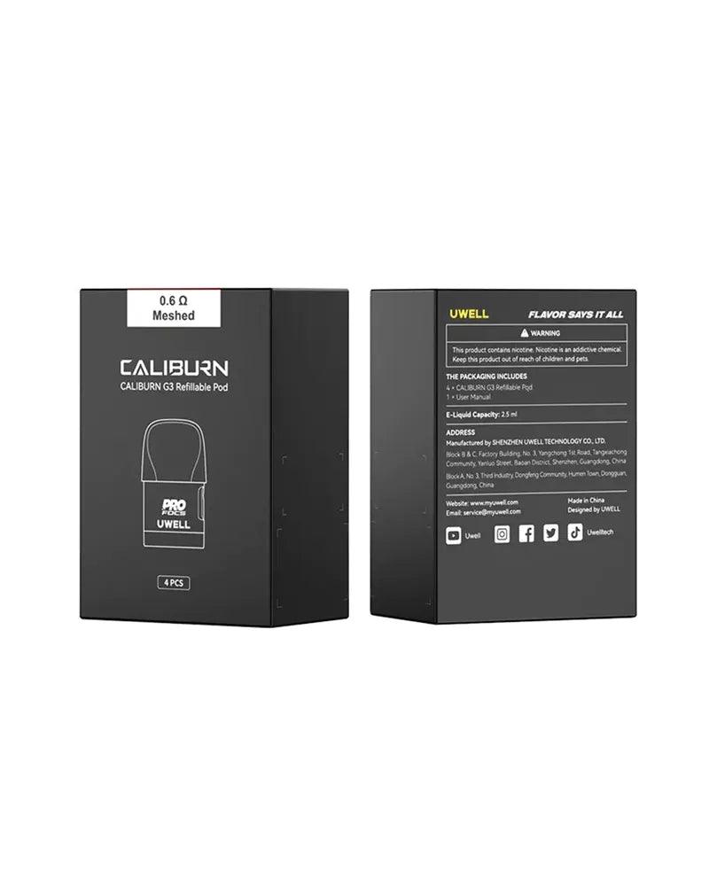 Uwell Caliburn G3 Replacement Pods - 4 Pack | Only 9.49 Uwell Caliburn G3 Replacement Pods - 4 Pack | Only 9.49