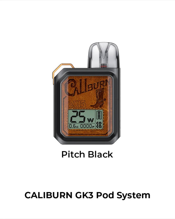 Uwell Caliburn Gk3 Pod Kit Pitch Black