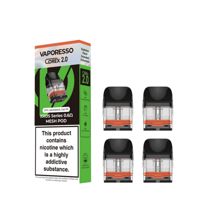 0.6ohm Vaporesso Xros Corex 2.0 Replacement Pods
