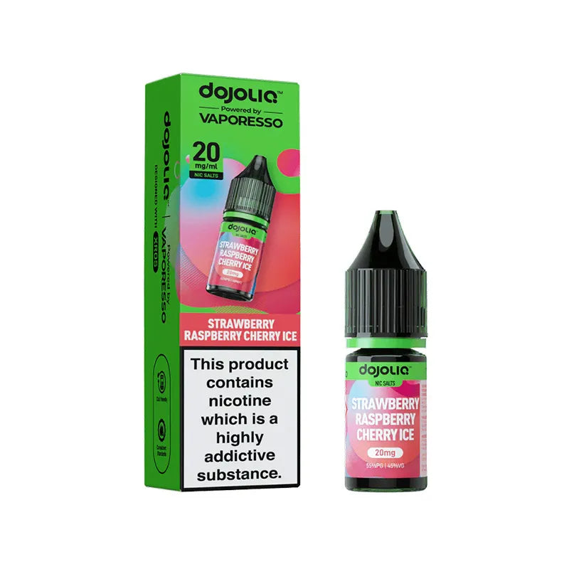 Vaporesso Dojo Liq Strawberry Raspberry Cherry Ice Nic Salts -10ml