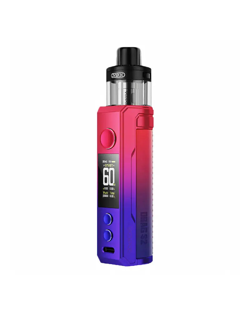 VooPoo Drag S2 60W Pod 2500mAh Vape Kit Modern Red