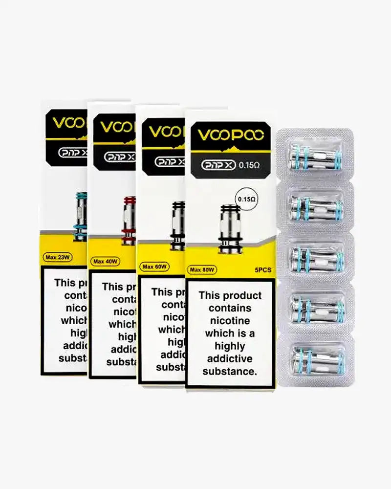 VooPoo PnP X Drag X2 S2 Kit Replacement Coils Box of 5