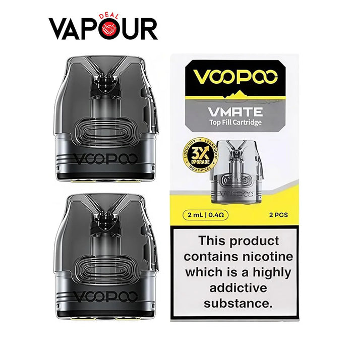VooPoo VMATE Top Fill Replacement Pods - Vapour Deal