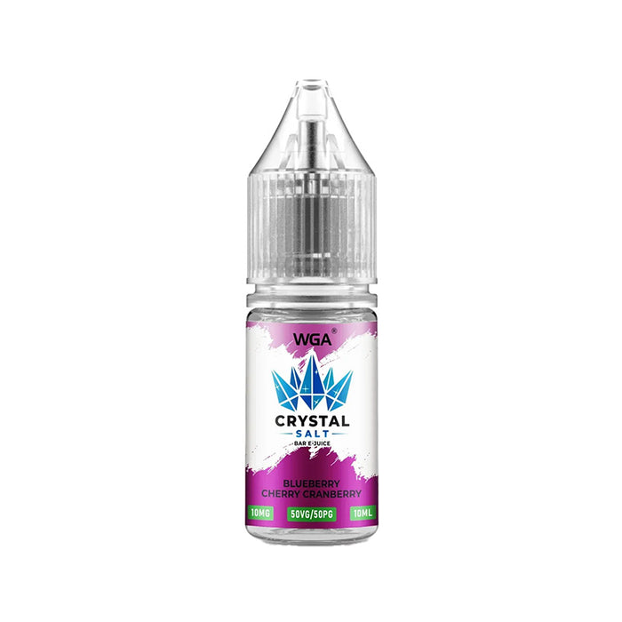 WGA Crystal Blueberry Cherry Cranberry Nic Salt - 10 Pack