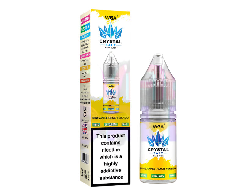 WGA Crystal Pineapple Peace Mango Nic Salt - 10 Pack