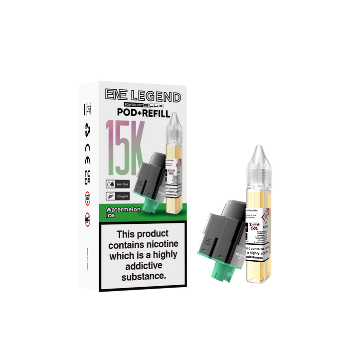 Elux ENE Legend 15K Prefilled Pod + Refill Container