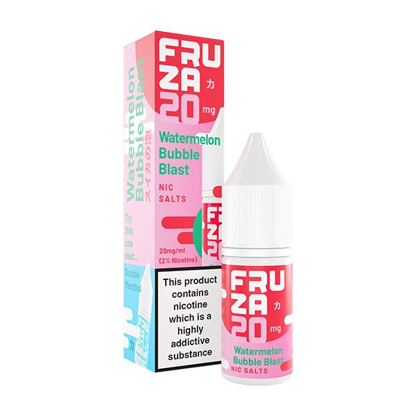 Watermelon Bubble Blast Nic Salt Vape Juice By Fruza