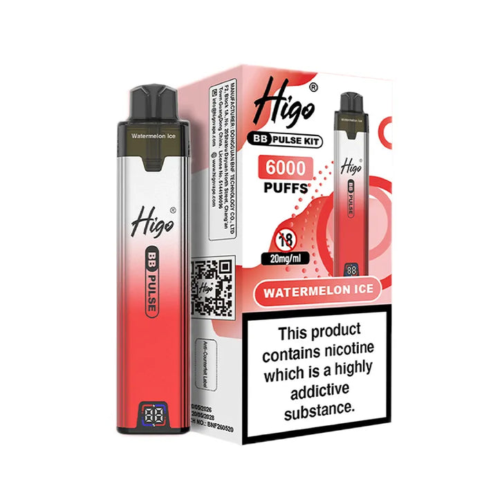 Watermelon Ice Higo BB 6000 Prefilled Pod Kit