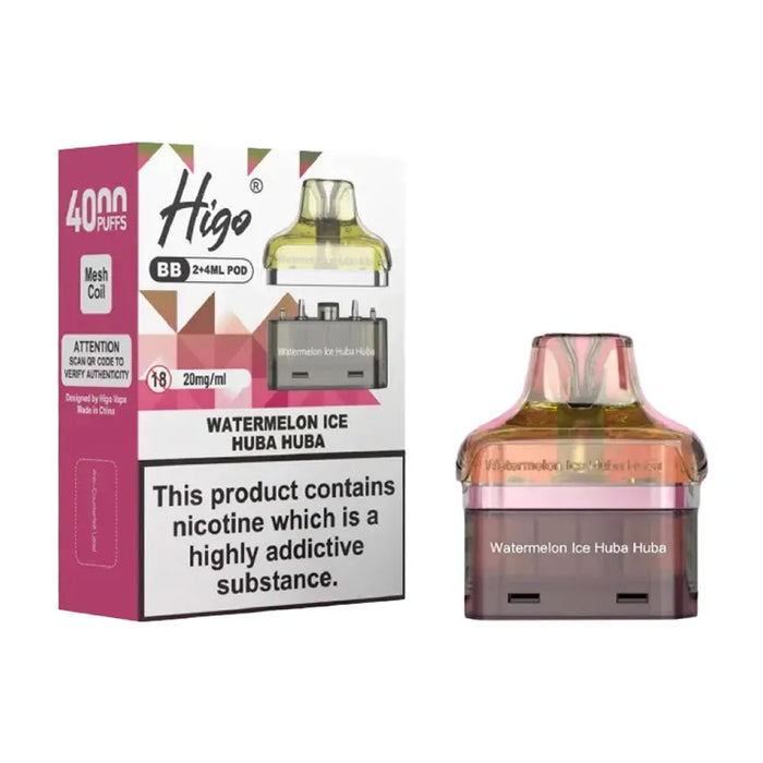 Watermelon Ice Huba Huba Higo BB 4000 Pods