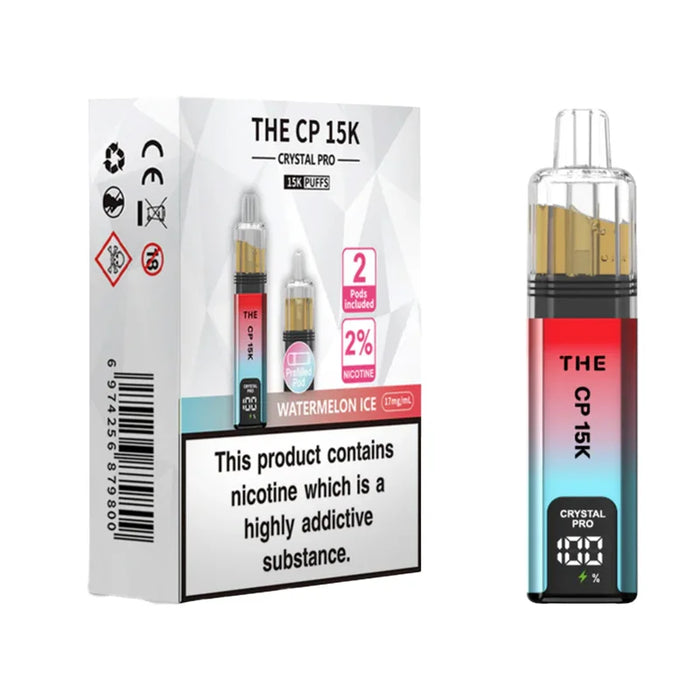 Watermelon ice Crystal Pro CP 15K Prefilled Pod Kit - Vapour Deal 