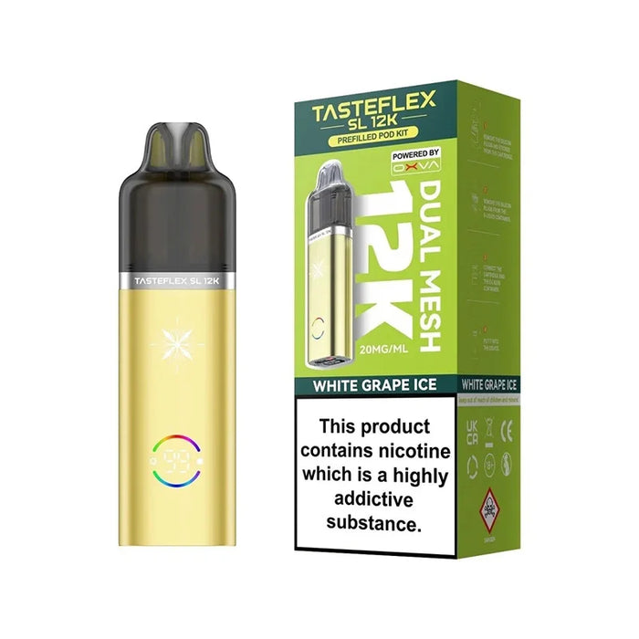 White Grape Ice Oxva Tasteflex SL 12K pod kit
