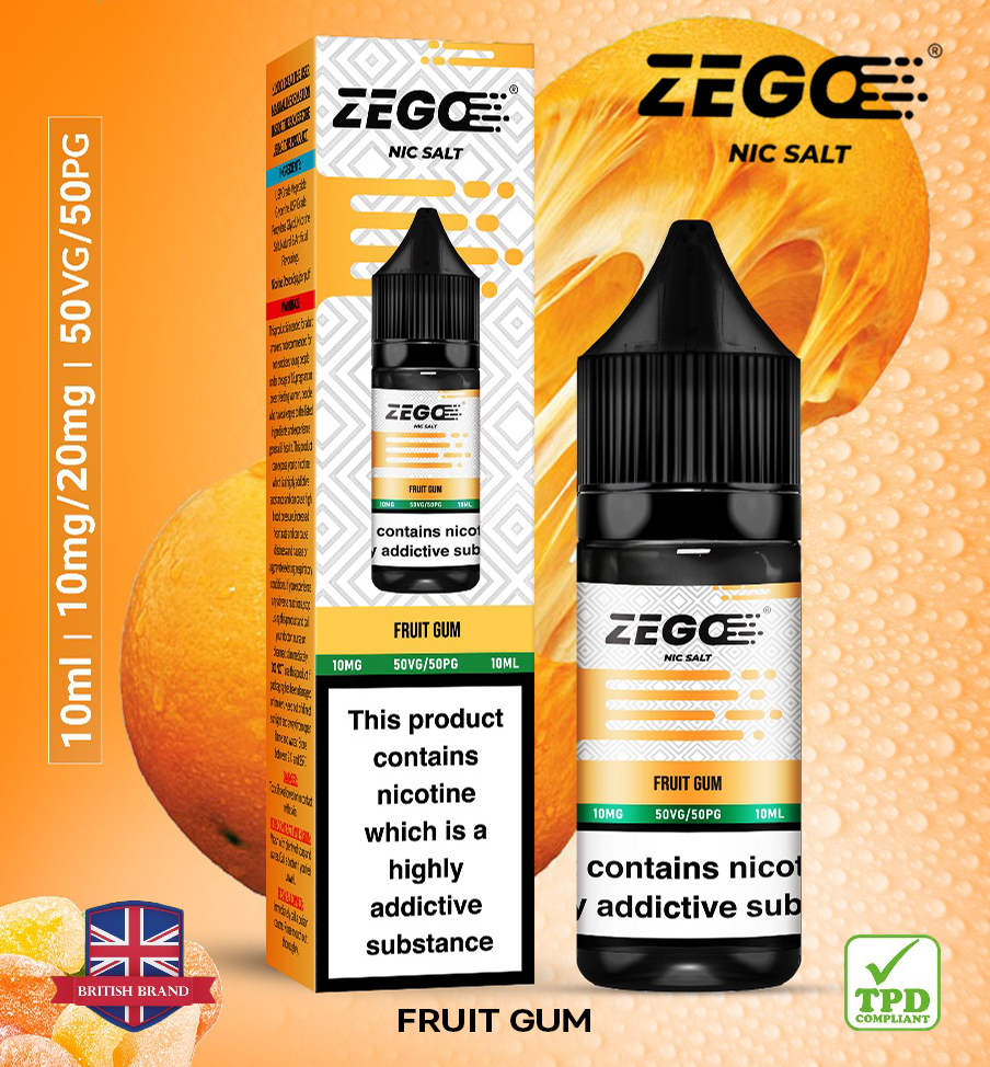 Zego Fruit Gum Nic Salt Vape Juice